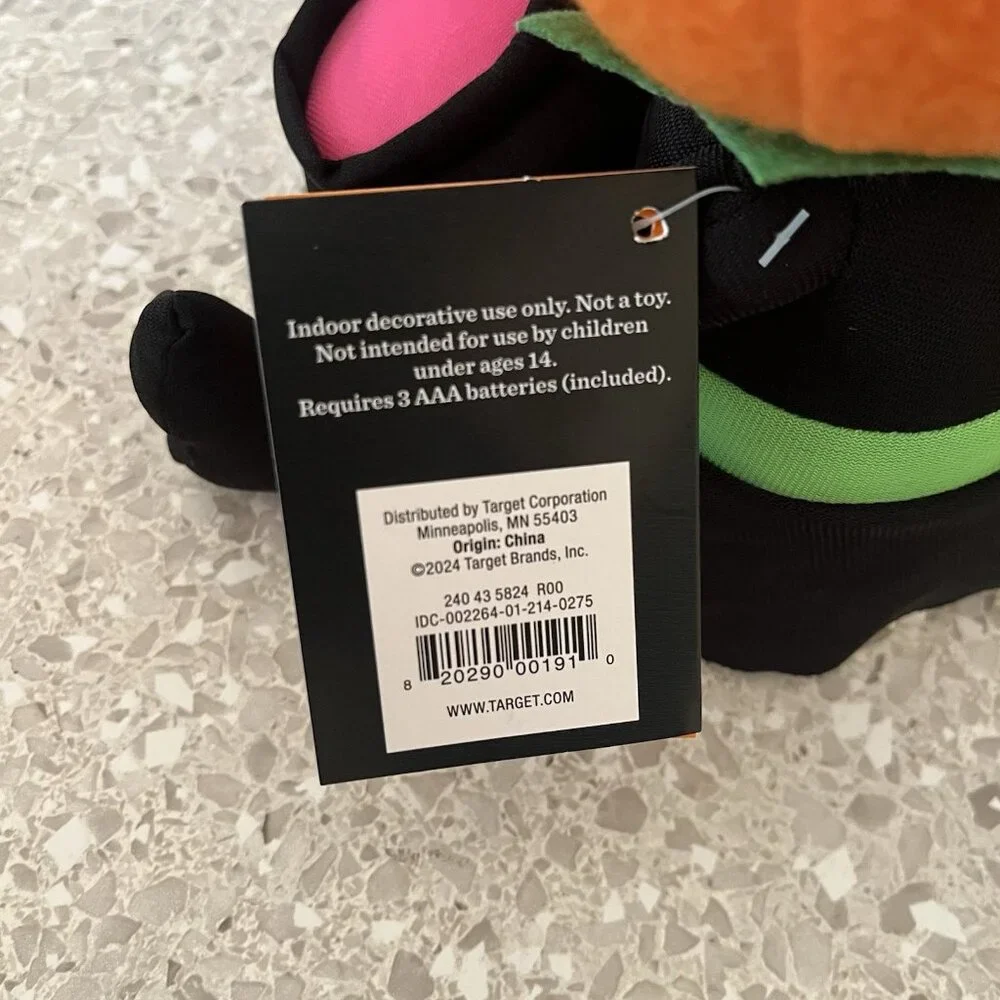 Hyde & Eek! Target Halloween Animated Stirring Pumpkin Witch Motion Plush Flaw